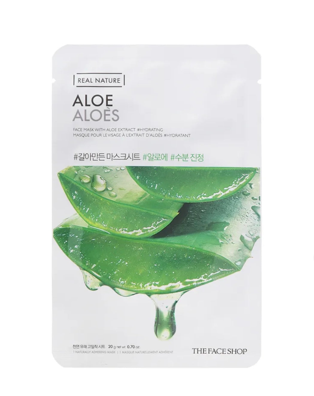 THE FACE SHOP - Real Nature Face Mask Aloe Vera