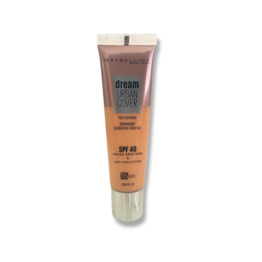 Maybelline Dream Urban Cover Full Coverage SPF 40 30ml - 115 Ivory