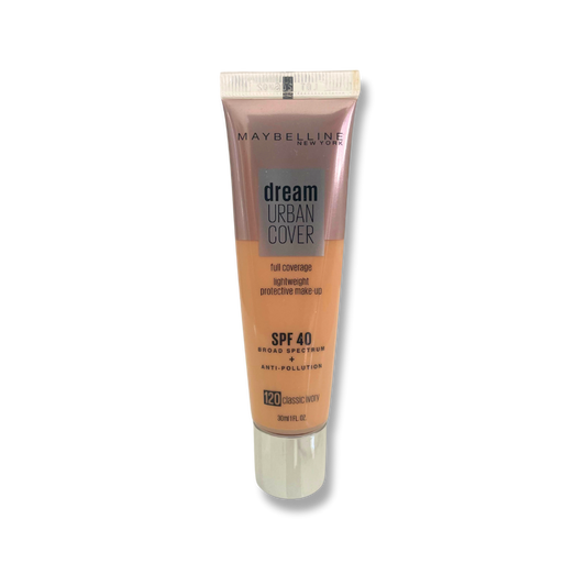 Maybelline Dream Urban Cover Full Coverage SPF 40 30ml - 120 Classic Ivory