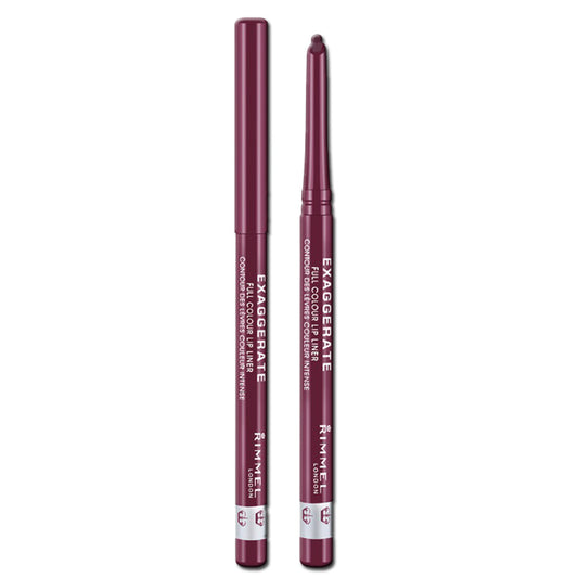 Rimmel Exaggerate Automatic Full Colour Lip Liner 018 Addiction