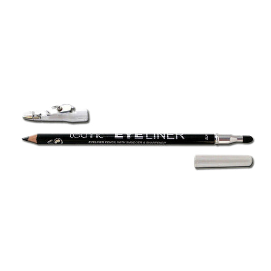 Technic Brow Pencil with Sharpener and Brush - Black